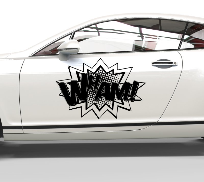 46005 WHAM - Roy Lichtenstein Aufkleber